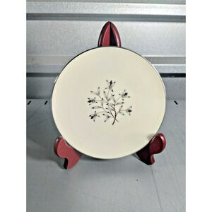 Vtg LENOX China PRINCESS Dessert Plates Platinum Set of 9